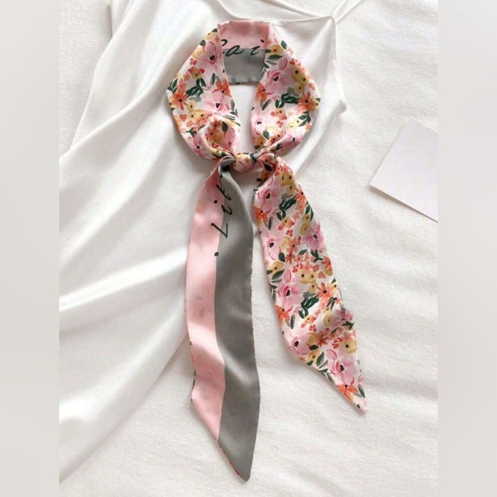 Floral Pink Scarf #1830
